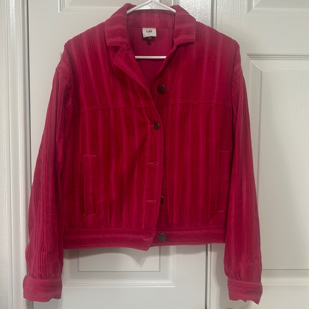 Cabi Short waisted Corduroy Jacket, Small